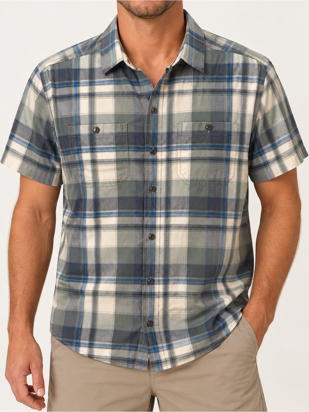 Kuhl Men's Short-Sleeve Plaid Shirt